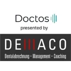 Demaco und Doctos Logo nebeneinander