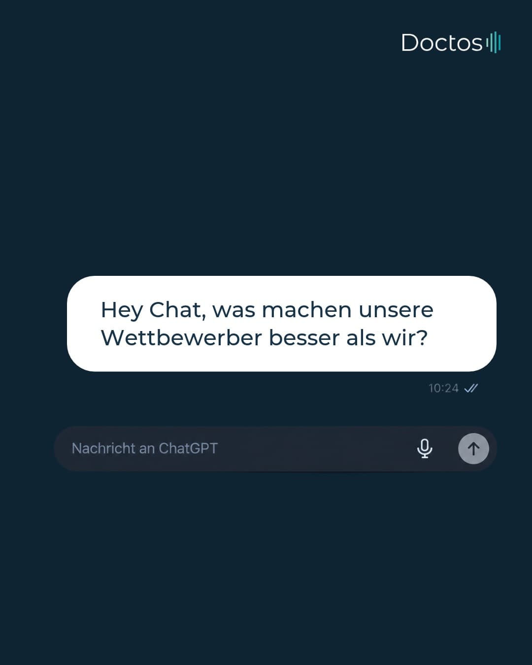 Doctos hat die KI gefragt. 
Die KI hat nachgedacht. Sehr lange. 
Spoiler: Slide 4. 😏

14 Tage koste…