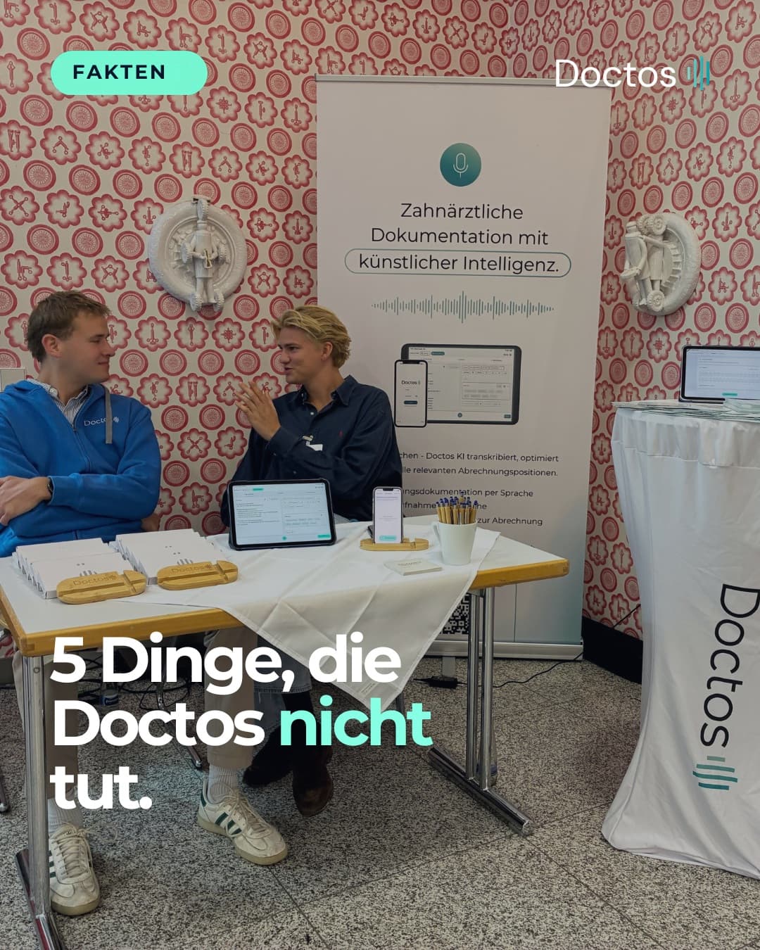 Manche Dinge macht Doctos einfach nicht. Tippen gehört dazu. Überstunden auch. 🦷

#Doctos #KIZahnar…