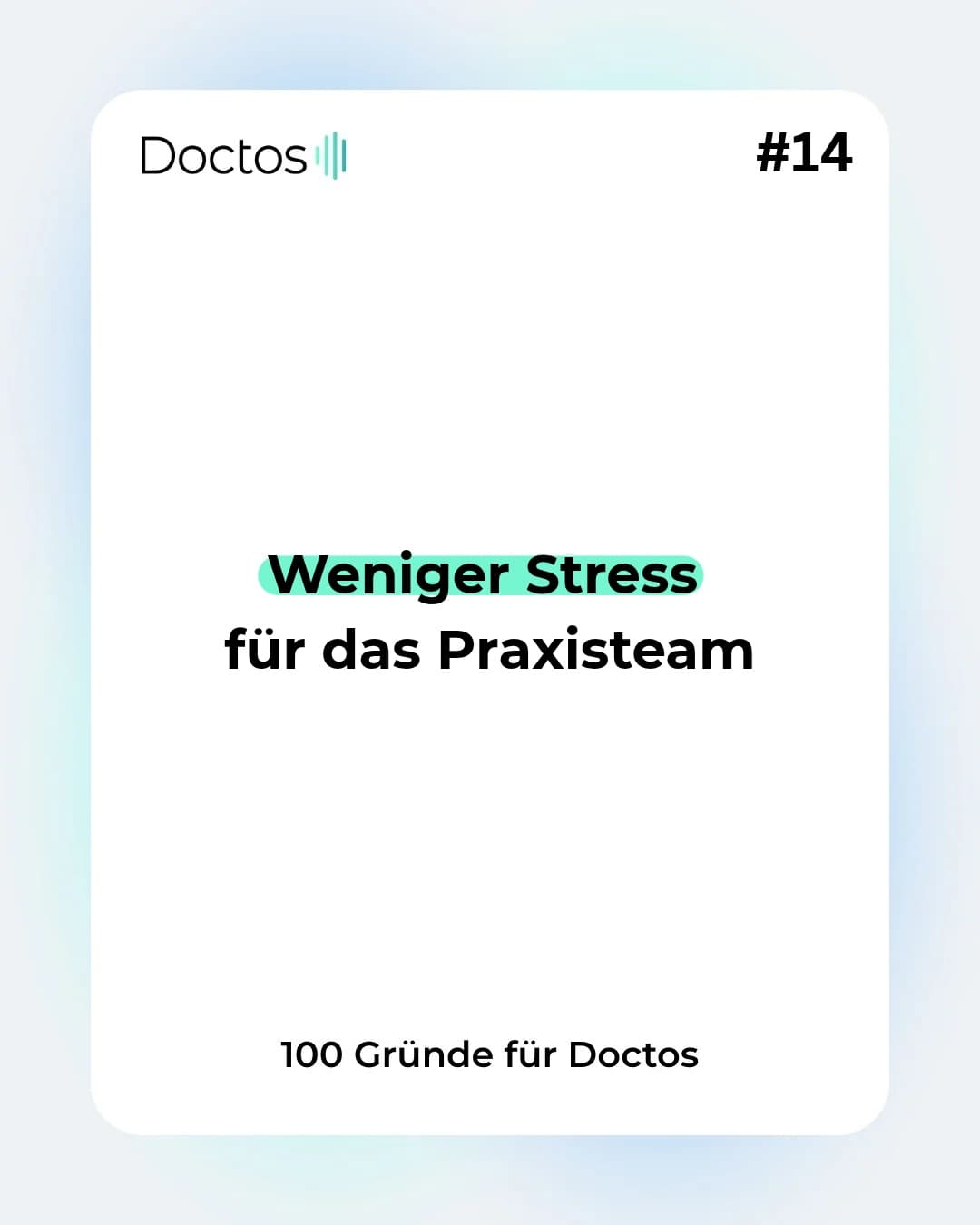 Der Patient wartet. 🪑
Das Telefon klingelt. 📞
Die Doku ist noch offen. 📝

Eins davon erledigt sic…