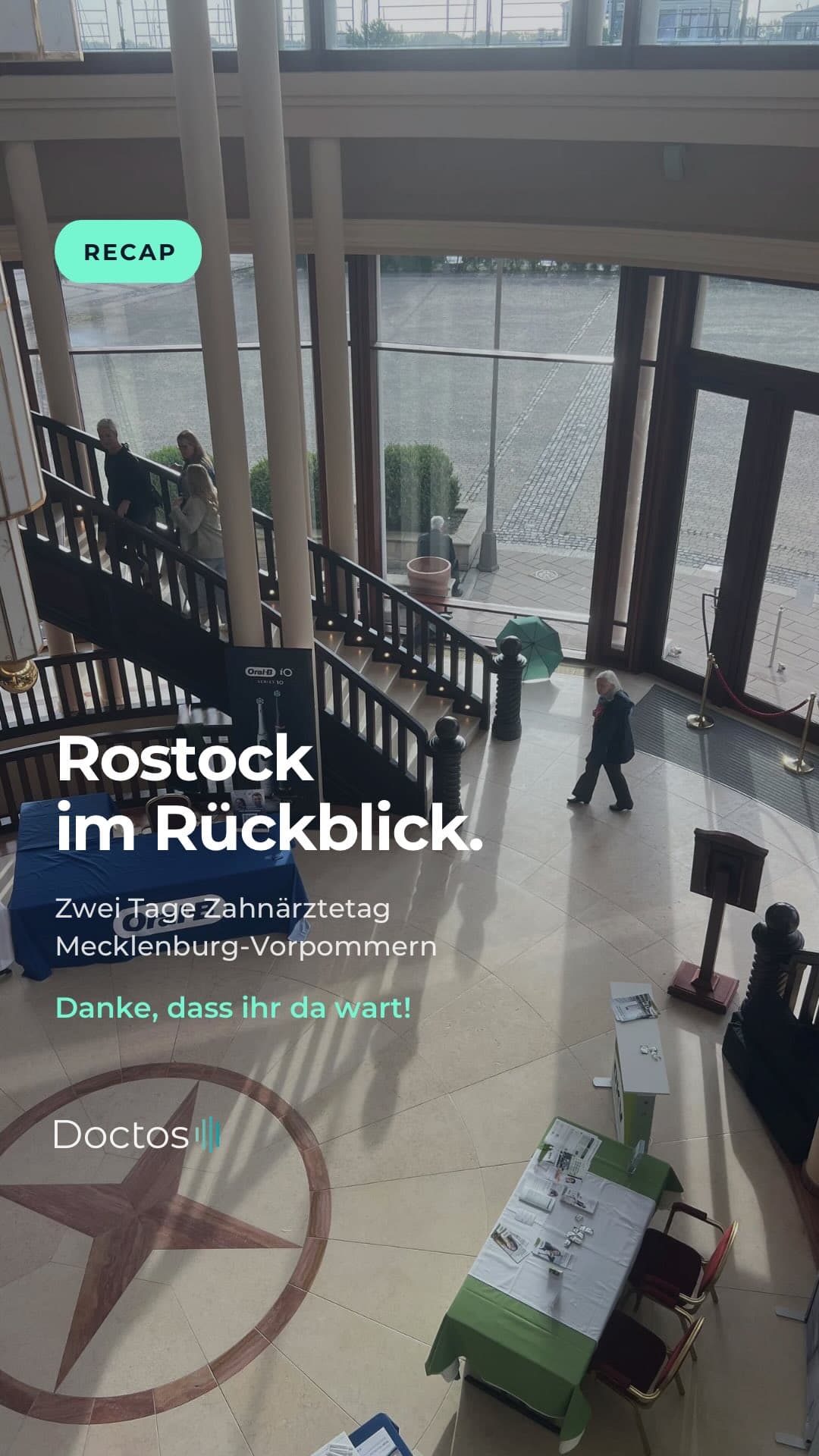 Volle Gänge, volle Standtermine: Rückblick auf den Zahnärztetag in Rostock.

Zwei Tage, ein Stand, v…