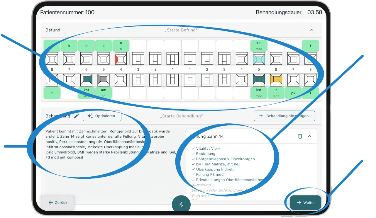 Doctos App – Übersicht