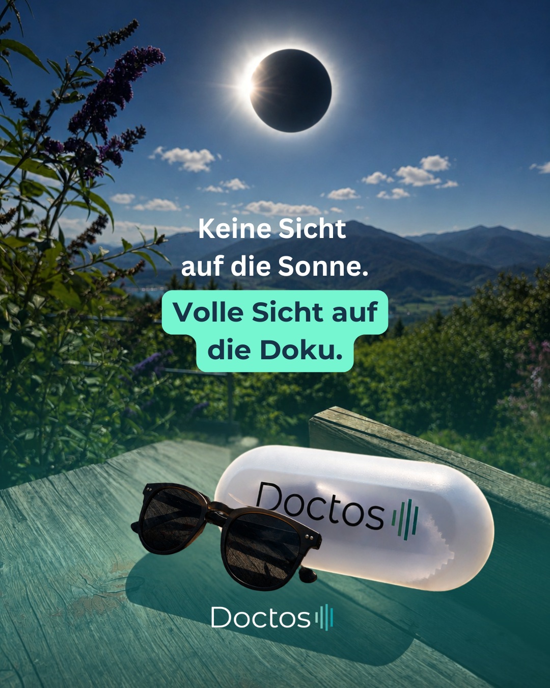 Heute schiebt sich der Mond vor die Sonne. Doctos schiebt sich seit Jahren vor jede Doku-Lücke.

Kei…